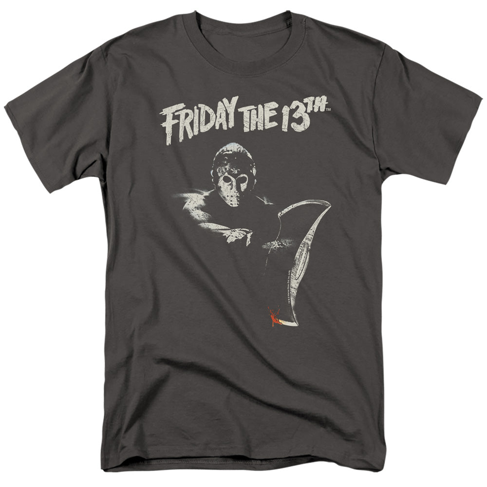 FRIDAY THE 13TH/AX - S/S ADULT 18/1 - CHARCOAL
