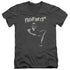 FRIDAY THE 13TH/AX - S/S ADULT V-NECK 30/1 - CHARCOAL