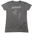 FRIDAY THE 13TH/AX - S/S WOMENS TEE - CHARCOAL
