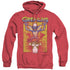 GREMLINS/BE AFRAID - ADULT HEATHER HOODIE - RED