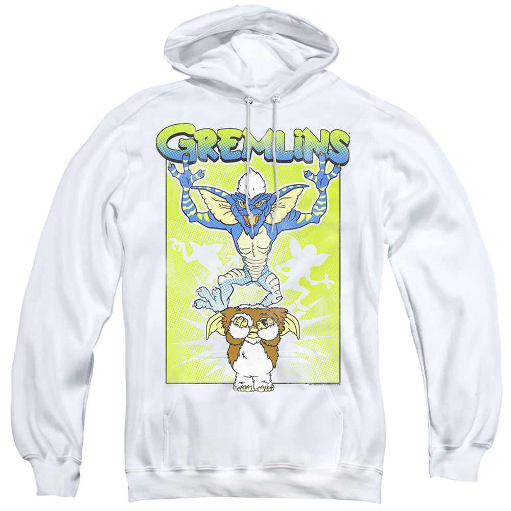 GREMLINS/BE AFRAID - ADULT PULLOVER HOODIE - WHITE