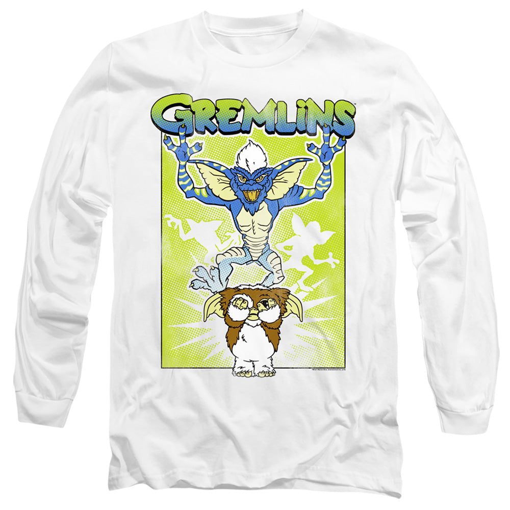 GREMLINS/BE AFRAID - L/S ADULT 18/1 - WHITE