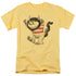 WHERE THE WILD THINGS ARE/LINE ART - S/S ADULT 18/1 - BANANA