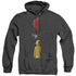 IT 2017/RED BALLOON - ADULT HEATHER HOODIE - BLACK