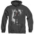 IT 2017/FLOATER - ADULT HEATHER HOODIE - BLACK