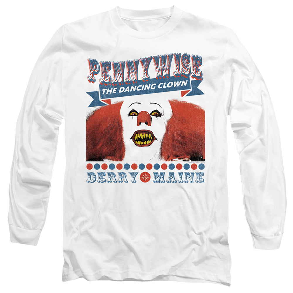 IT 1990/THE DANCING CLOWN - L/S ADULT 18/1 - WHITE