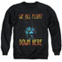 IT 2017/WE ALL FLOAT DOWN HERE - ADULT CREWNECK SWEATSHIRT - BLACK
