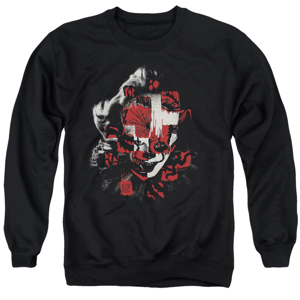 IT 2019/COME BACK - ADULT CREWNECK SWEATSHIRT - BLACK