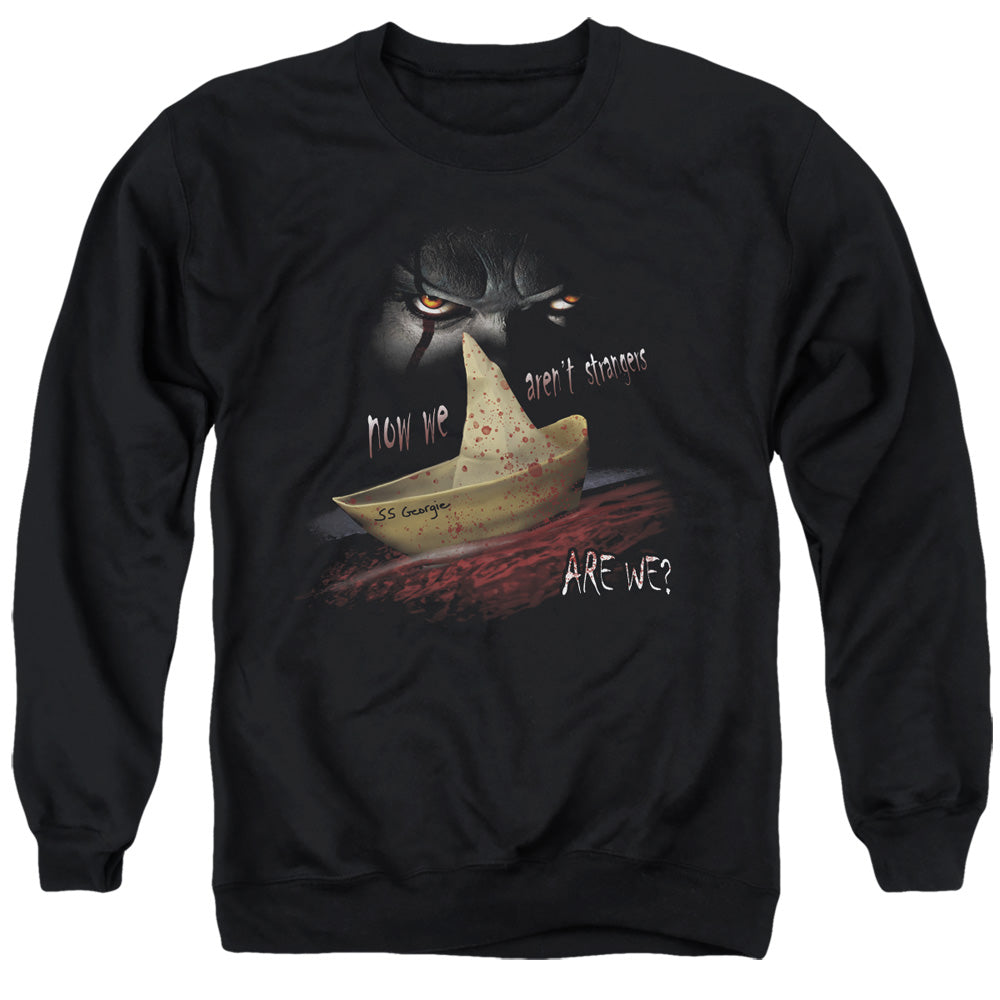 IT 2017/NOW WE ARENT STRANGERS - ADULT CREWNECK SWEATSHIRT - BLACK