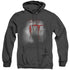 IT 2019/COME BACK AND PLAY - ADULT HEATHER HOODIE - BLACK