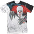 IT 1990/PENNYWISE IT (FRONT/BACK PRINT) - S/S ADULT POLY CREW - MULTI