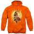 MORTAL KOMBAT 11/FROM THE FLAMES - ADULT PULLOVER HOODIE - ORANGE