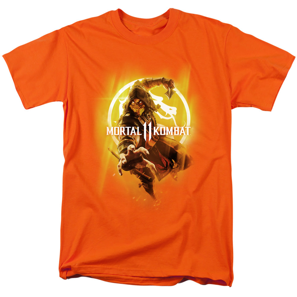 MORTAL KOMBAT 11/FROM THE FLAMES - S/S ADULT 18/1 - ORANGE