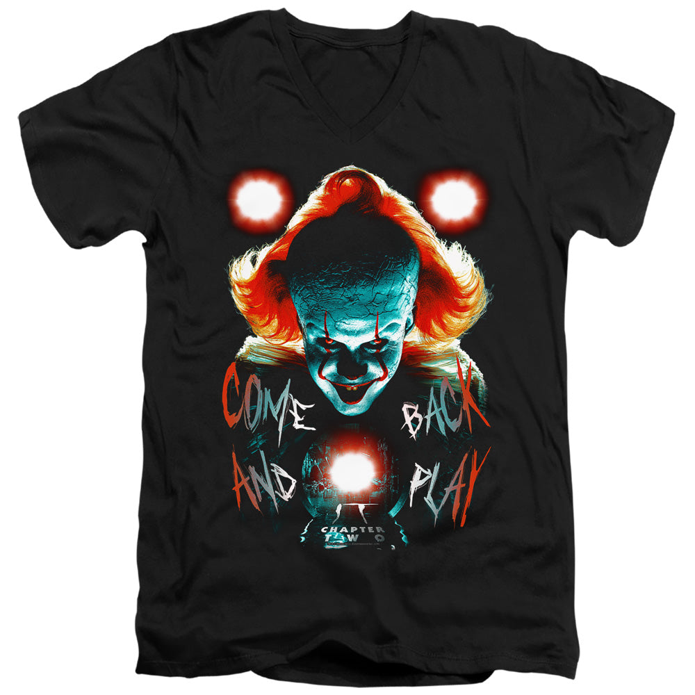 IT 2017/DEAD LIGHTS - S/S ADULT V-NECK 30/1 - BLACK