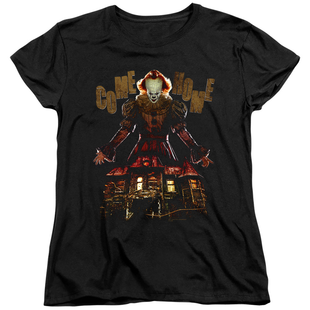 IT 2019/COME HOME - S/S WOMENS TEE - BLACK