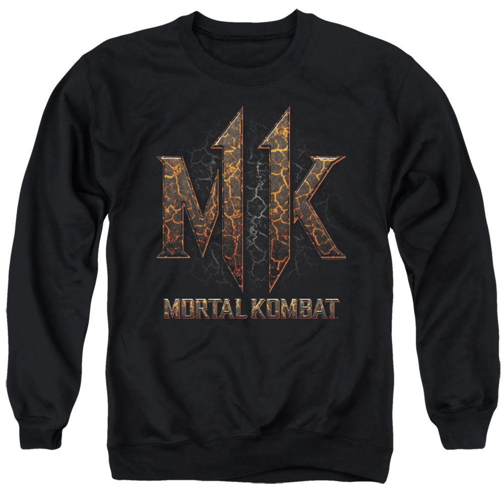MORTAL KOMBAT 11/MK11 LAVA - ADULT CREWNECK SWEATSHIRT - BLACK