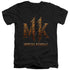 MORTAL KOMBAT 11/MK11 LAVA - S/S ADULT V-NECK 30/1 - BLACK