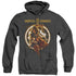 MORTAL KOMBAT 11/SCORPION FLAMES - ADULT HEATHER HOODIE - BLACK