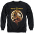 MORTAL KOMBAT 11/SCORPION FLAMES - ADULT CREWNECK SWEATSHIRT - BLACK