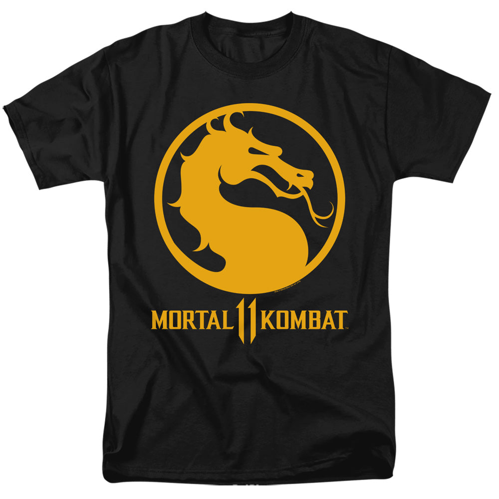 MORTAL KOMBAT 11/DRAGON LOGO - S/S ADULT 18/1 - BLACK