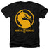 MORTAL KOMBAT 11/DRAGON LOGO - ADULT HEATHER - BLACK