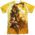 MORTAL KOMBAT 11/SCORPION (FRONT/BACK PRINT) - S/S ADULT POLY CREW - MULTI