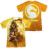 MORTAL KOMBAT 11/SCORPION (FRONT/BACK PRINT) - S/S ADULT POLY CREW - MULTI