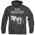 THE EXORCIST/POSTER - ADULT HEATHER HOODIE - BLACK