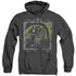 BEETLEJUICE/HERE LIES - ADULT HEATHER HOODIE - BLACK