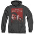 THE LOST BOYS/MICHAEL DAVID STAR - ADULT HEATHER HOODIE - BLACK