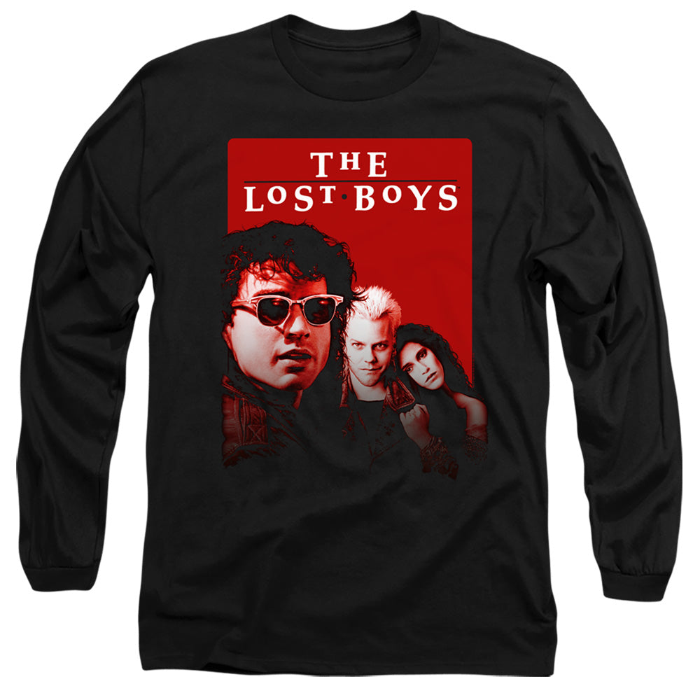 THE LOST BOYS/MICHAEL DAVID STAR - L/S ADULT 18/1 - BLACK
