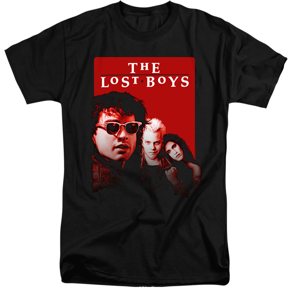 THE LOST BOYS/MICHAEL DAVID STAR - S/S ADULT TALL 18/1 - BLACK