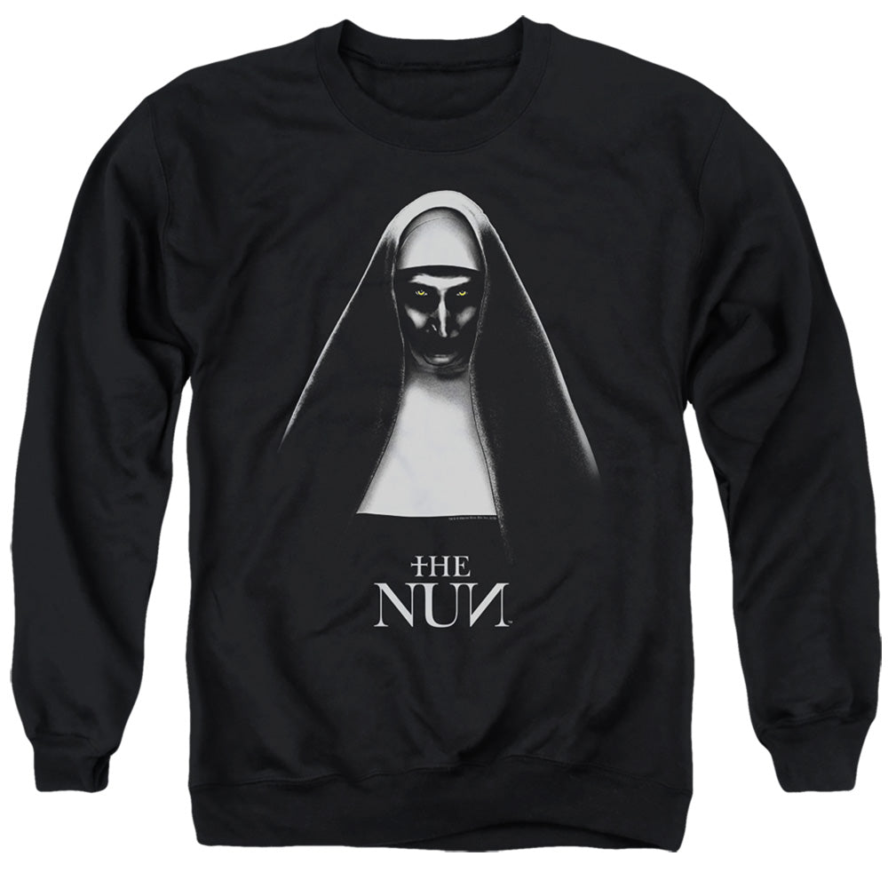 THE NUN/THE NUN - ADULT CREWNECK SWEATSHIRT - BLACK