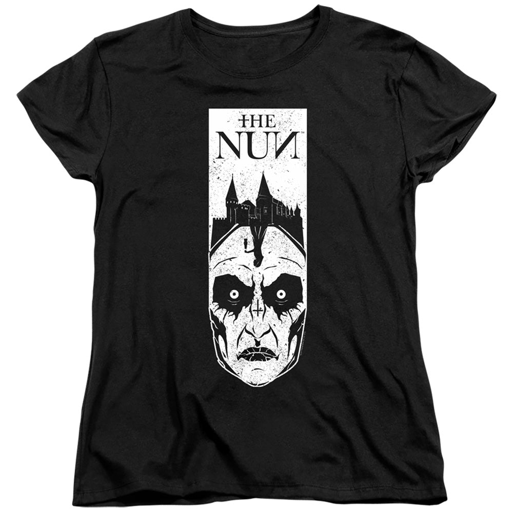 THE NUN/GAZE - S/S WOMENS TEE - BLACK