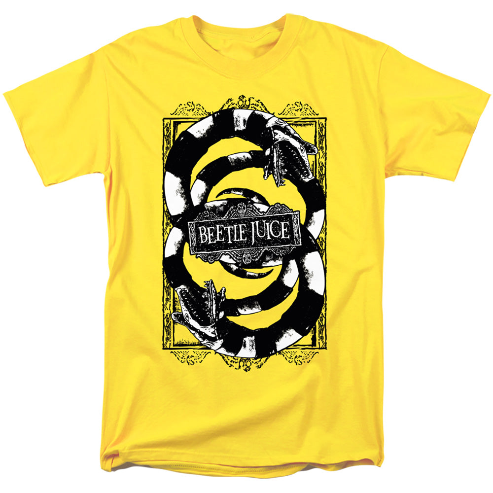BEETLEJUICE/WE GOT WORMS - S/S ADULT 18/1 - YELLOW