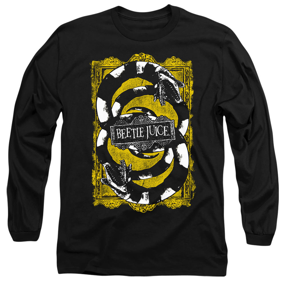 BEETLEJUICE/WE GOT WORMS - L/S ADULT 18/1 - BLACK