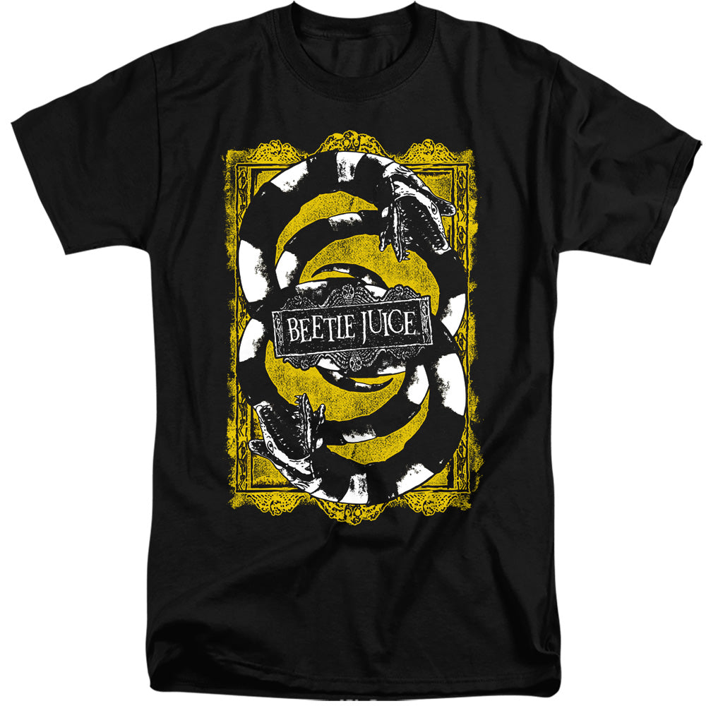 BEETLEJUICE/WE GOT WORMS - S/S ADULT TALL 18/1 - BLACK