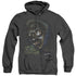 BEETLEJUICE/CHUCKS DAUGHTER - ADULT HEATHER HOODIE - BLACK