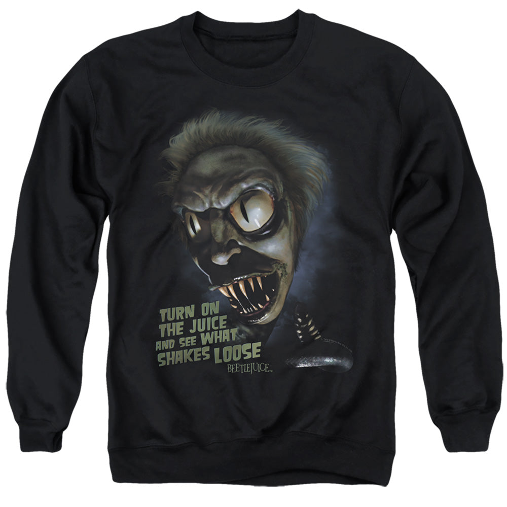 BEETLEJUICE/CHUCKS DAUGHTER - ADULT CREWNECK SWEATSHIRT - BLACK