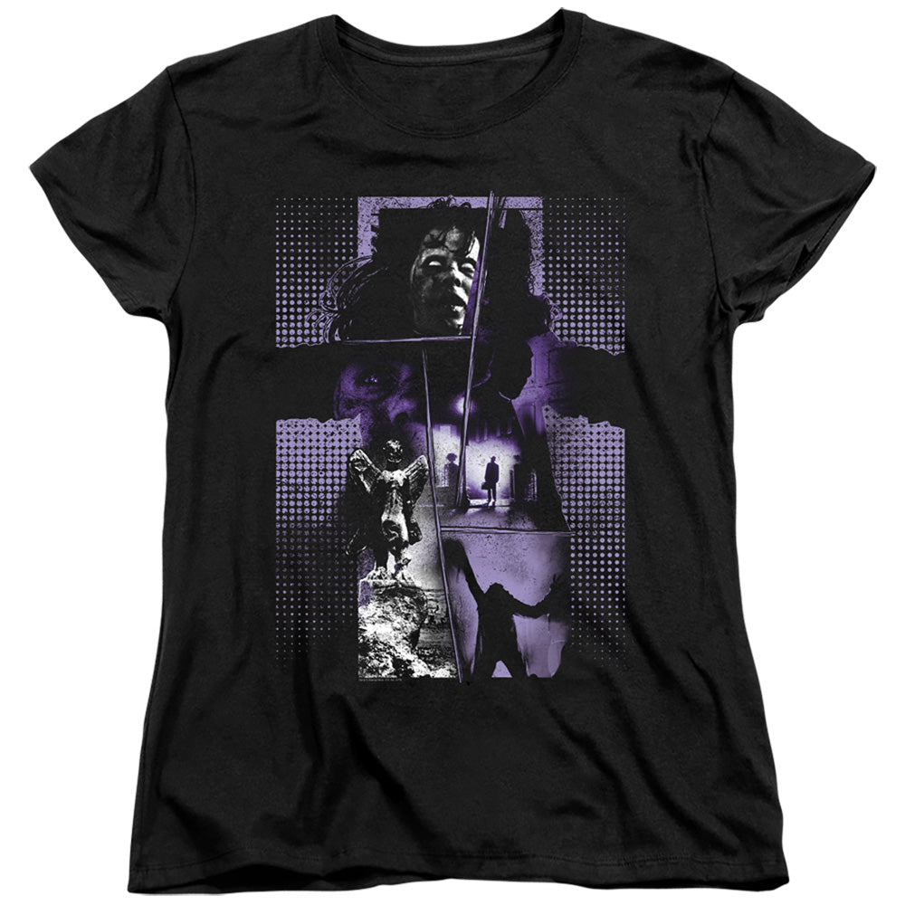 THE EXORCIST/IM NOT REGAN - S/S WOMENS TEE - BLACK