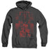 THE EXORCIST/IM NOT REGAN - ADULT HEATHER HOODIE - BLACK
