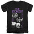 THE EXORCIST/WHAT AN EXCELLENT DAY - S/S ADULT V-NECK 30/1 - BLACK