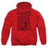 BEETLEJUICE/DANTES INFERNO ROOM - ADULT PULLOVER HOODIE - RED