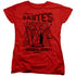 BEETLEJUICE/DANTES INFERNO ROOM - S/S WOMENS TEE - RED