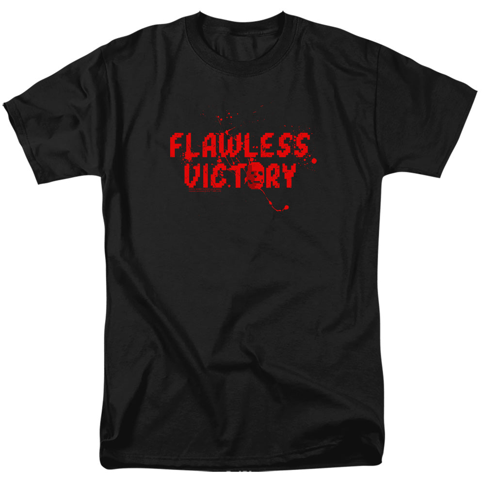 MORTAL KOMBAT KLASSIC/FLAWLESS VICTORY - S/S ADULT 18/1 - BLACK