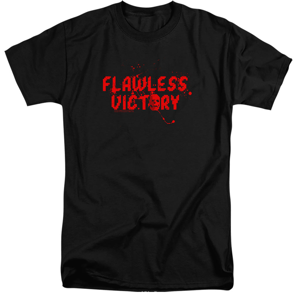 MORTAL KOMBAT KLASSIC/FLAWLESS VICTORY - S/S ADULT TALL 18/1 - BLACK