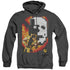 MORTAL KOMBAT KLASSIC/SCORPION - ADULT HEATHER HOODIE - BLACK