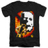 MORTAL KOMBAT KLASSIC/SCORPION - S/S ADULT V-NECK 30/1 - BLACK
