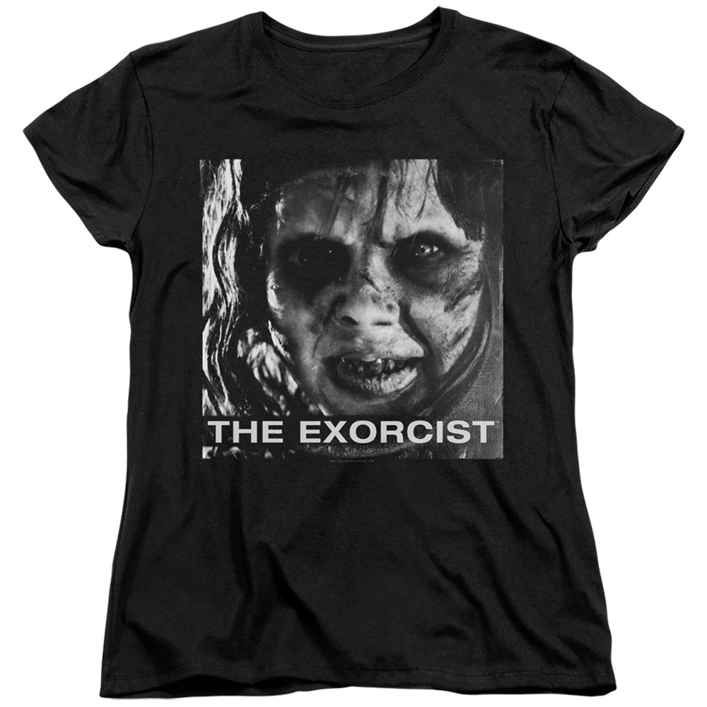 THE EXORCIST/REGAN APPROACH - S/S WOMENS TEE - BLACK