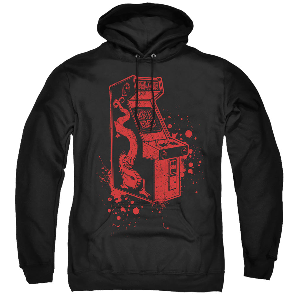 MORTAL KOMBAT KLASSIC/INSERT COIN - ADULT PULLOVER HOODIE - BLACK